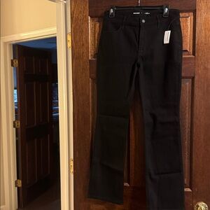 Old Navy Black Boot-Cut Jeans